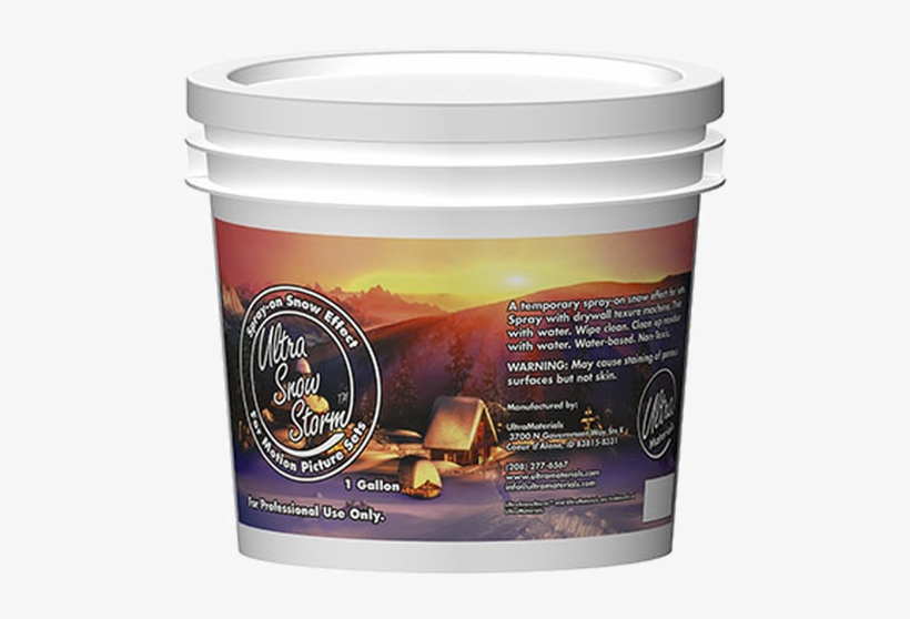 Ultra Snow Storm Spray-on Snow Effect, White, Gallon - Kawohl Schafmilchseife Stern Gesegnete Weihnachten, transparent png download