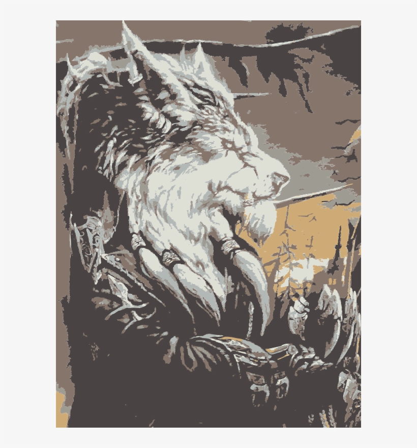 The Wolf's Madness - Wolf Crazy, transparent png download