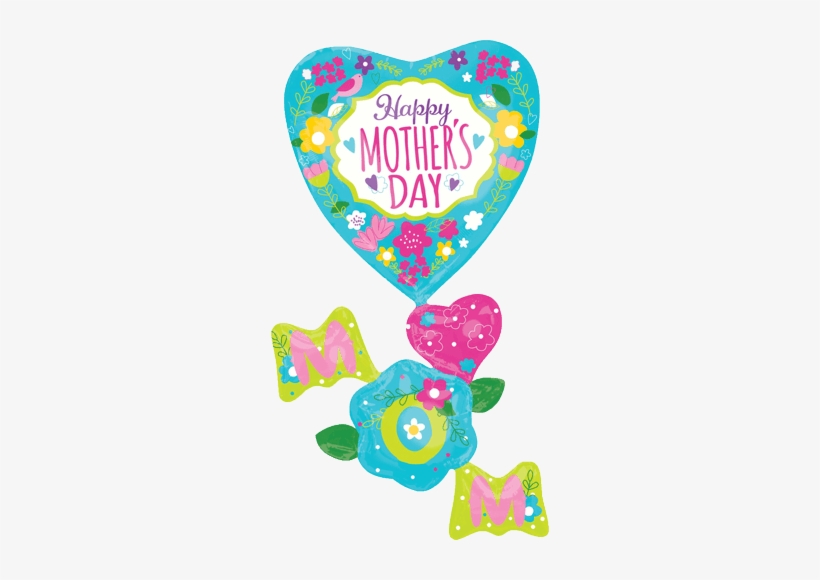 Clipart Balloons Mothers Day - Happy Mothers Day Balloons Clipart, transparent png download