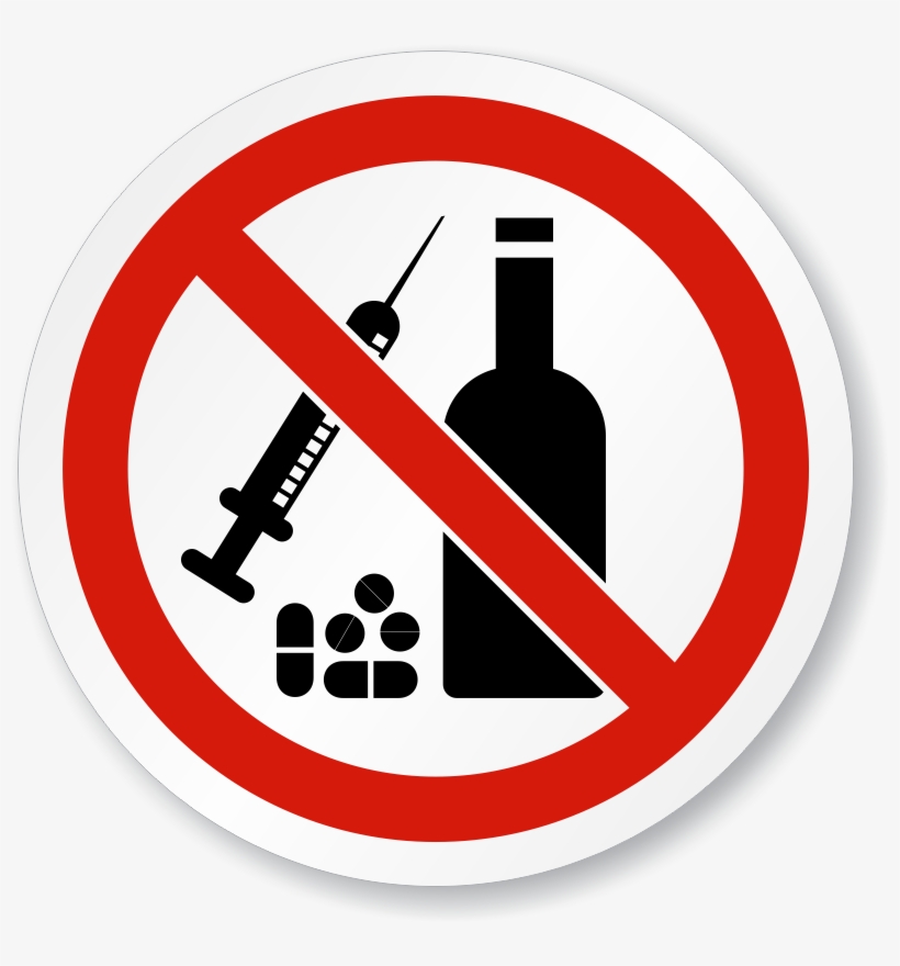 Free Flower Cliparts Transparent, Download Free Clip - No Alcohol Or Drugs Sign, transparent png download