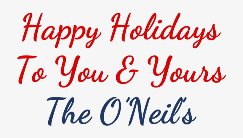 Happy Holiday From The O'neils - Bake Yourself Happy? Cheering Food For The Soul, transparent png download