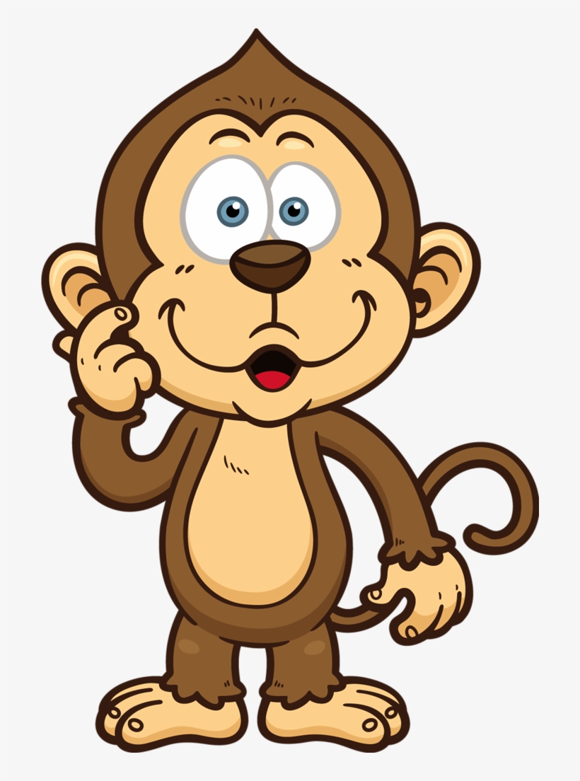 Safari & Zoo Cartoon Monkey, Cute Monkey, Monkey Business, - 猴子 圖案, transparent png download