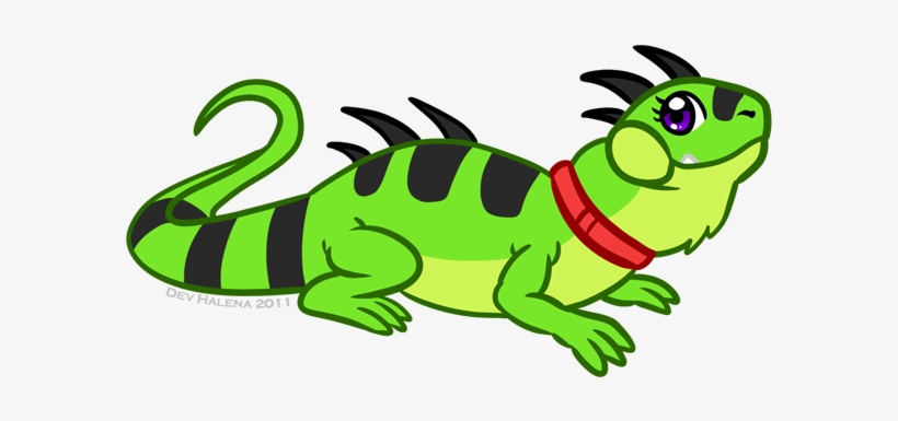 Clipart Black And White Stock Keylime Dream Original - Cute Iguana Cartoon Png, transparent png download