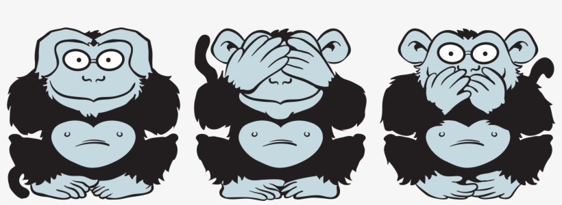 Wise Monkeys Cute - Icon Three Wise Monkeys, transparent png download