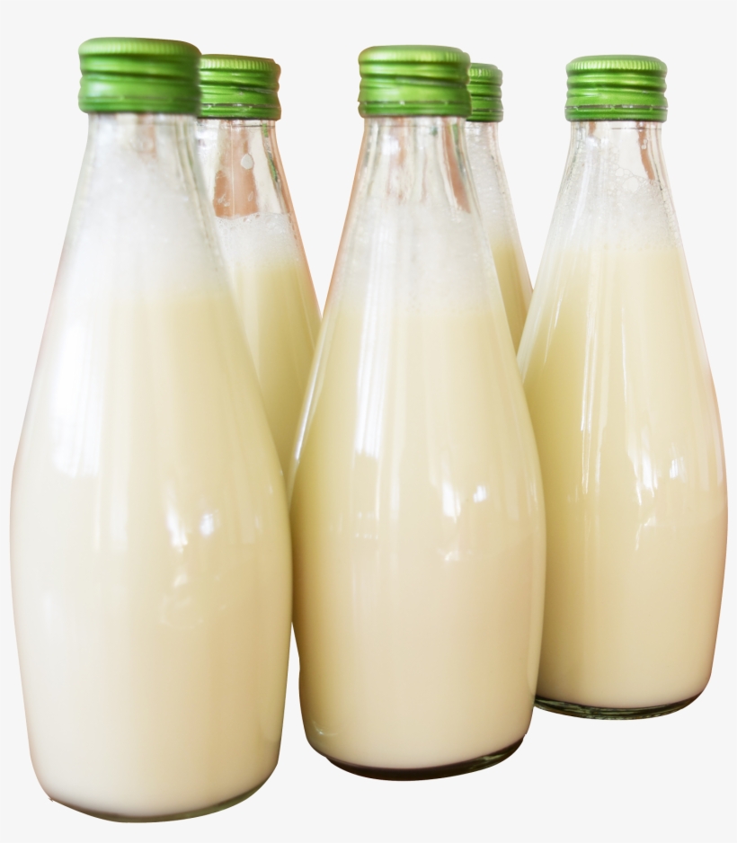 Milk Bottle Png Image - Milk In Bottle Png, transparent png download