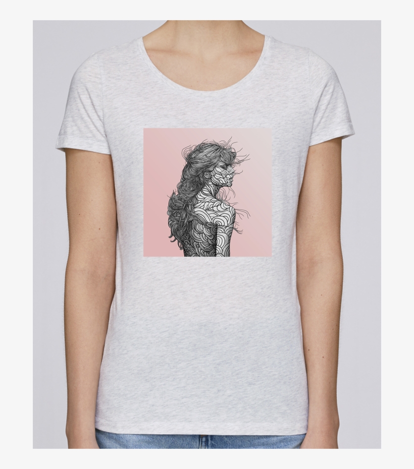 T-shirt Women Stella Loves Pinksky By Pedrotapa - Tote Bag Stanley Stella Pinksky Par Pedrotapa, transparent png download