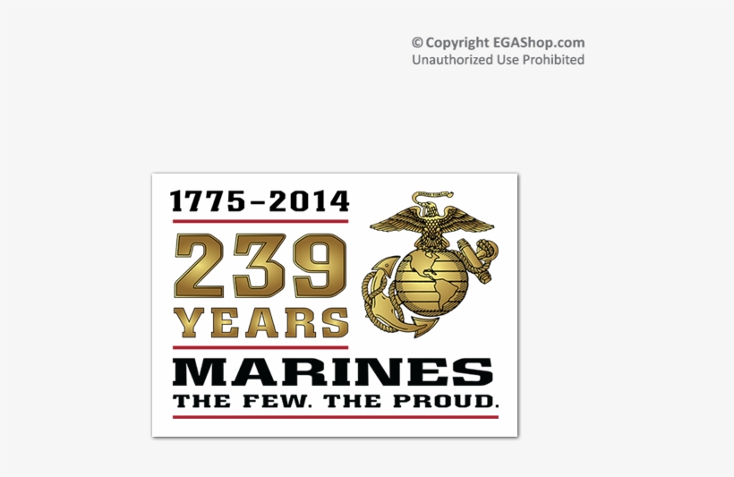 239th-birthday3 - 15 Inch Laptop Sleeve Marines The Few Proud, transparent png download
