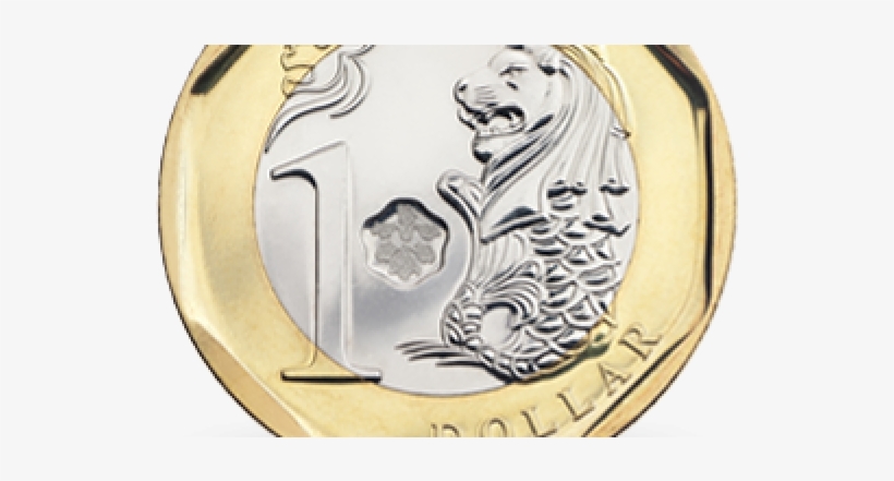 Mas Unveils New Singapore Third Series Coins - Singapore 1 Dollar Png, transparent png download