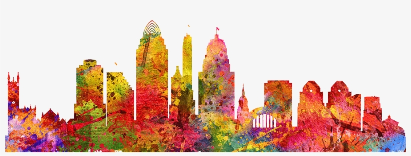 Cincinnati Cityscape - Nashville Cityscape 08, transparent png download