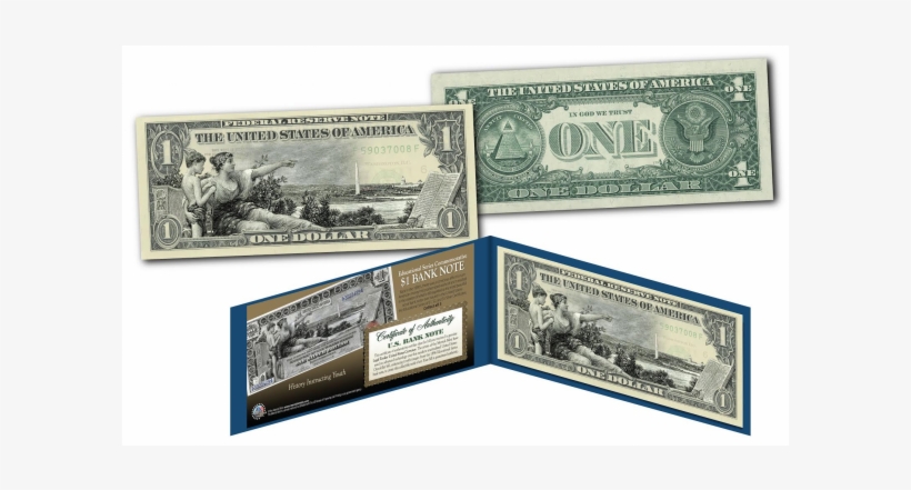 Educational Series 1896 Designed New $1 Bill - One Dollar Bill, transparent png download