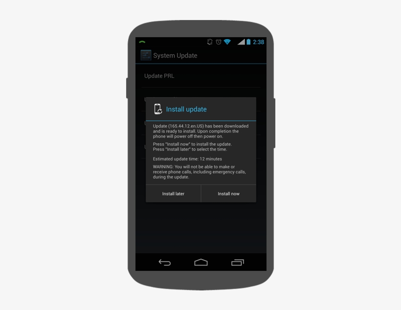 Install Update Kitkat - Portable Network Graphics, transparent png download