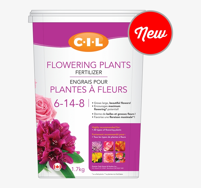 Cil Flowering Plants Fertilizer 6 14 - Premier Tech Home & Garden Inc, transparent png download
