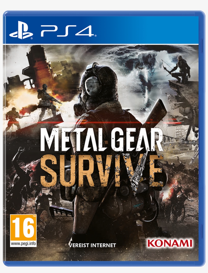 Metal Gear Survive Final Box Art Tells Us A Few Things - Metal Gear Survive Ps4, transparent png download