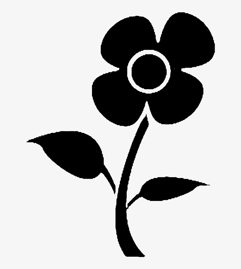 Cartoon Flower Emblem Bo - Flower Cartoon Png, transparent png download