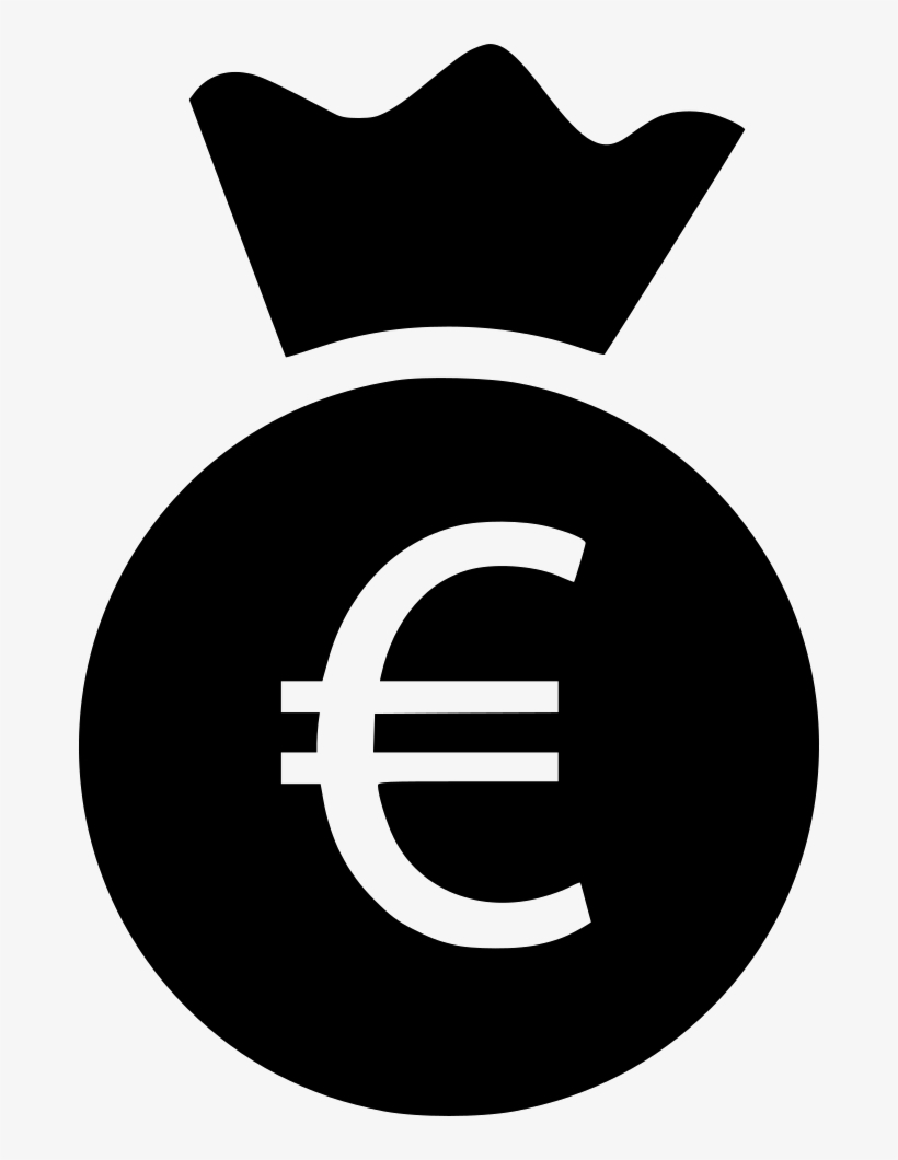 Money Bag Euro Comments - Clipart Euro, transparent png download