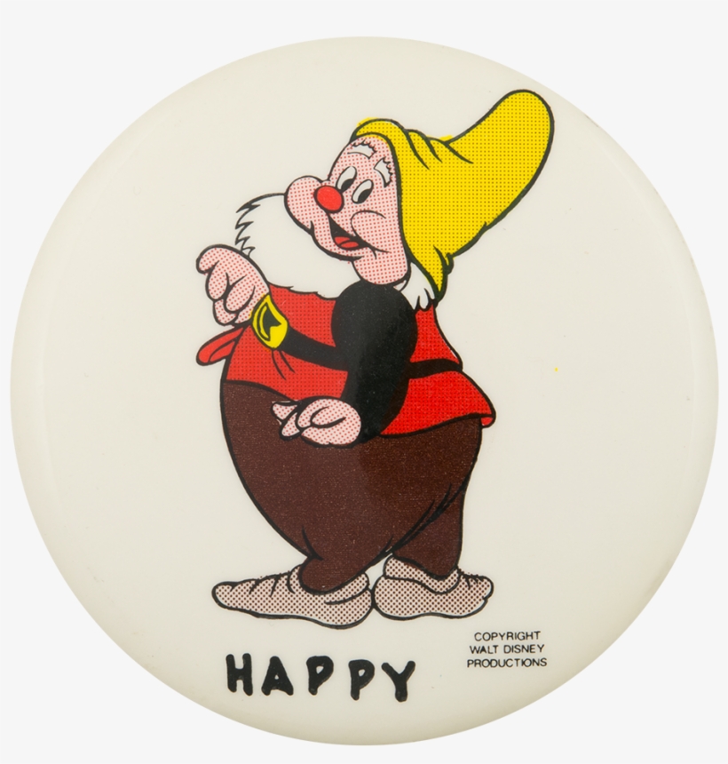 Happy Dwarf - 7 Old Pins Disney, transparent png download