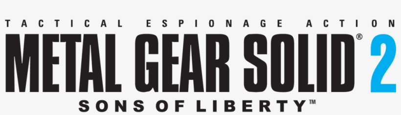 Metal Gear Solid 2 Logo - Metal Gear Solid 2 Sons Of Liberty Logo, transparent png download