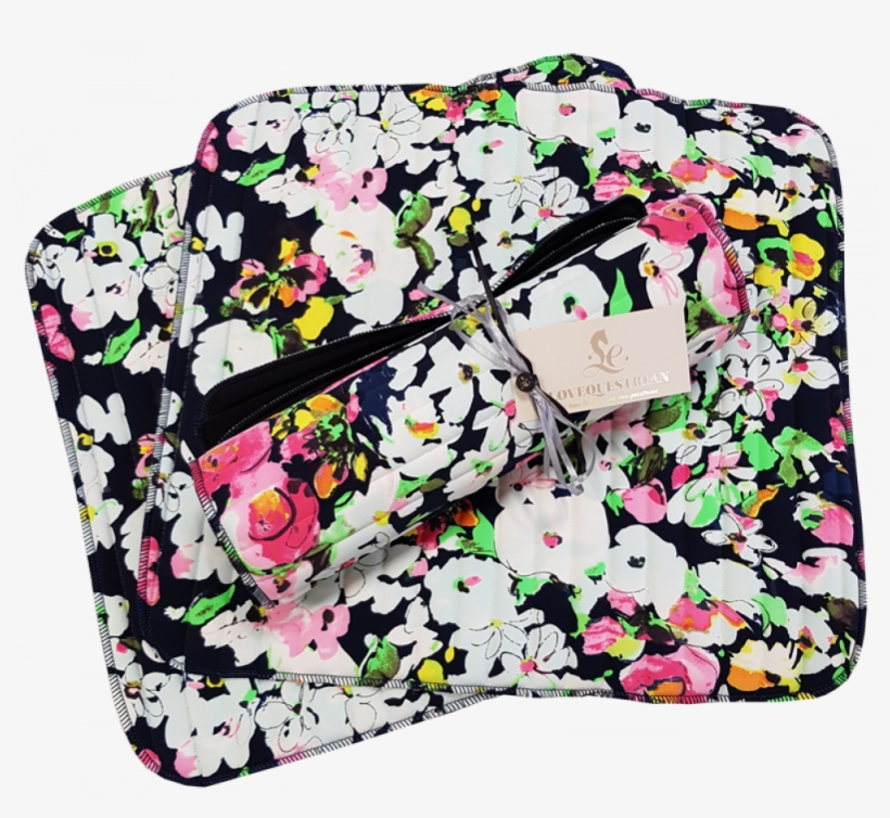 Bandagepads "black Flower Power" - Laptop Bag, transparent png download