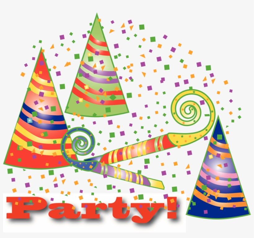 Party Hats Graphic - Party Graphic, transparent png download