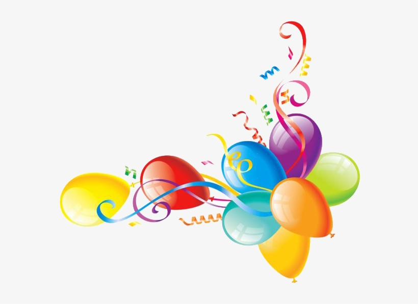 Download Balloons Clipart Corner Corner Birthday Balloons Png