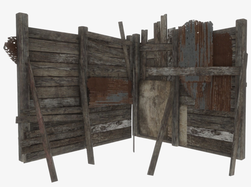 Fo4 Junk Fence Corner - Fence, transparent png download