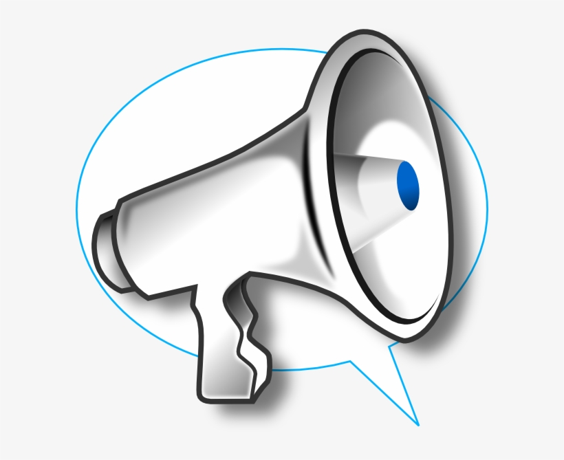 Cheerleading Free Images Clipartix Cliparts For You - Megaphone Clip Art, transparent png download