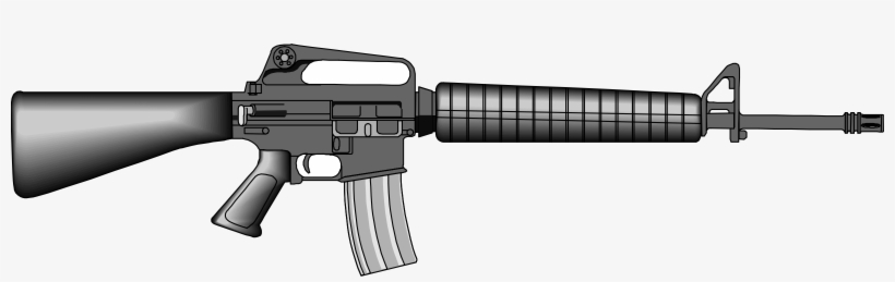 Clip Art Library Download Weapon M Assault Ak Usa Png - M16 Clipart, transparent png download