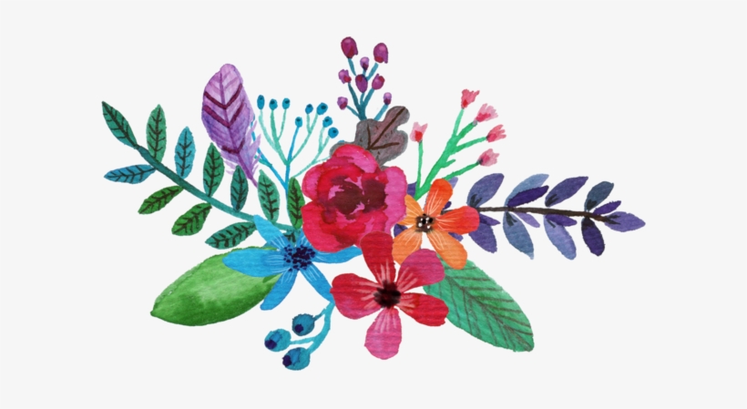 Flower Watercolor - Eleville 8x10 Today Is Going M Quote Wall Art Home, transparent png download