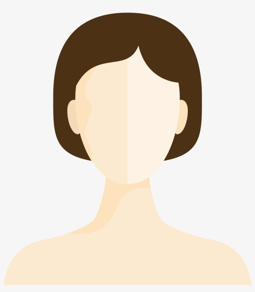 Image Free Woman Wig Icon Section Of Regular Female - Woman, transparent png download