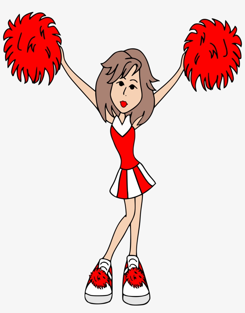 Cheerleader Megaphone Drawing At Getdrawings - Funny Cheerleader Clipart, transparent png download