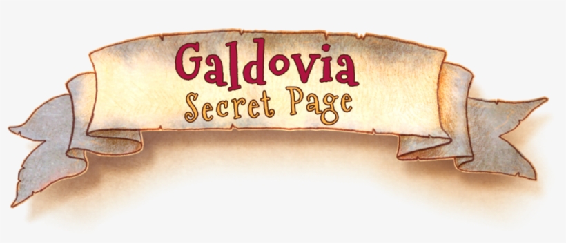 Galdovia Secret Page Banner - Calligraphy, transparent png download