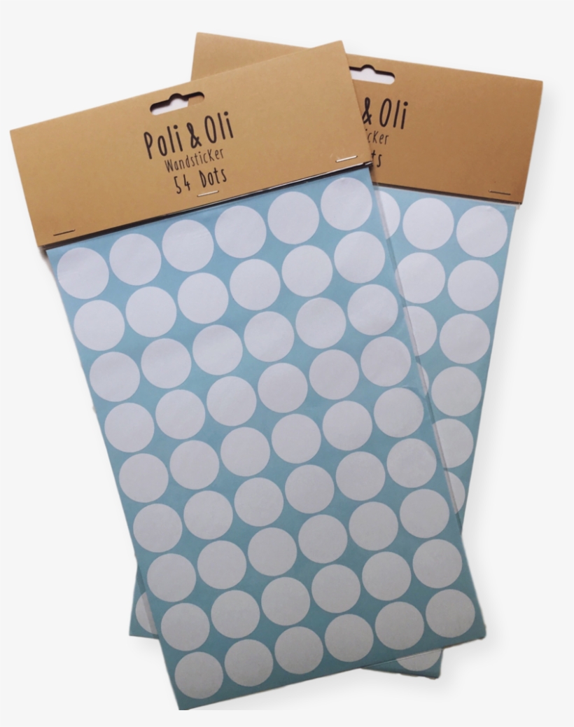 Poli & Oli White Dots Wall Stickers, transparent png download