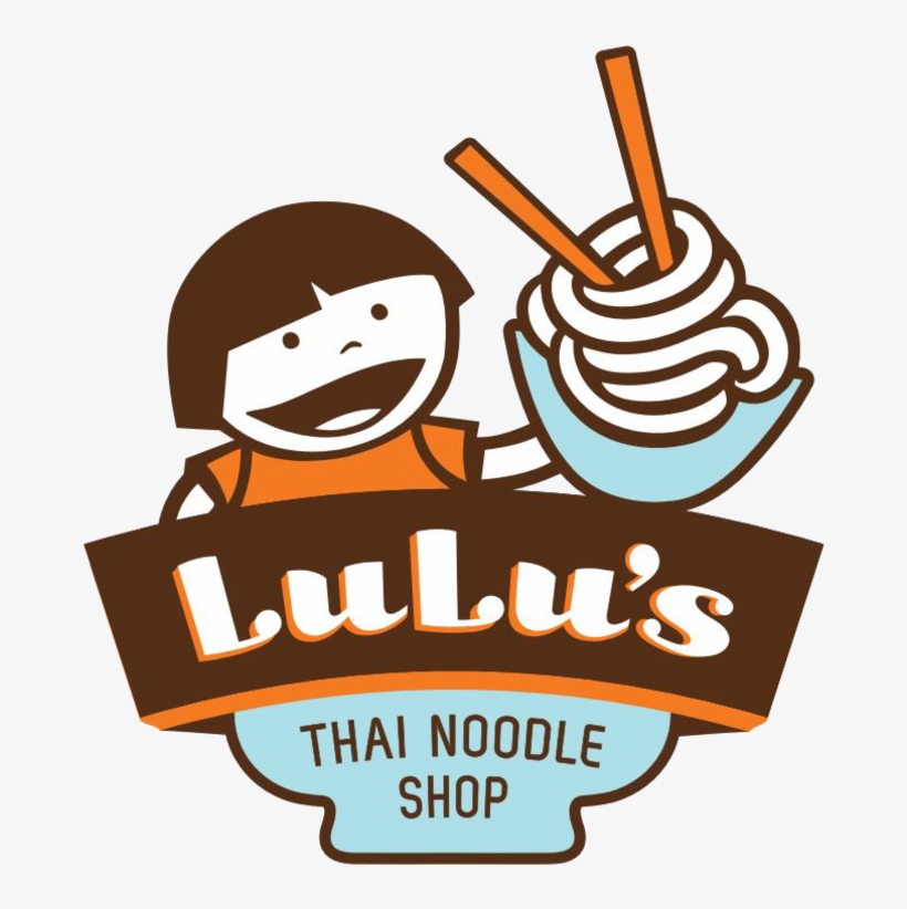 Graphic Black And White Stock Lulu S Noodle Shop Delivery - Lulu's Thai Noodle Shop, transparent png download