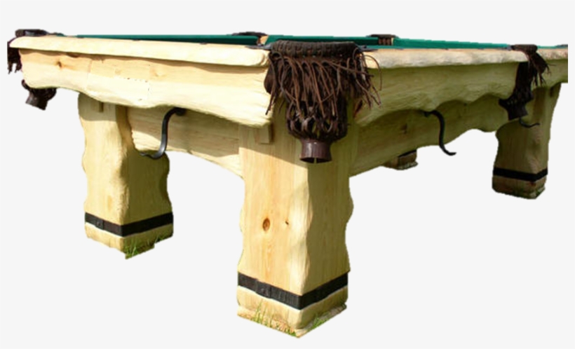 Log Pool Tables - Billiard Table, transparent png download