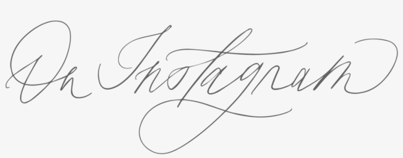 On Ig - Calligraphy, transparent png download