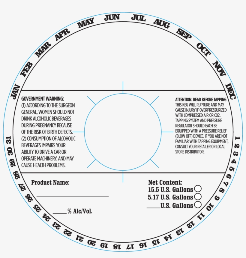 Keg Collar - Mft Stitchable Dot Circle Stax, transparent png download