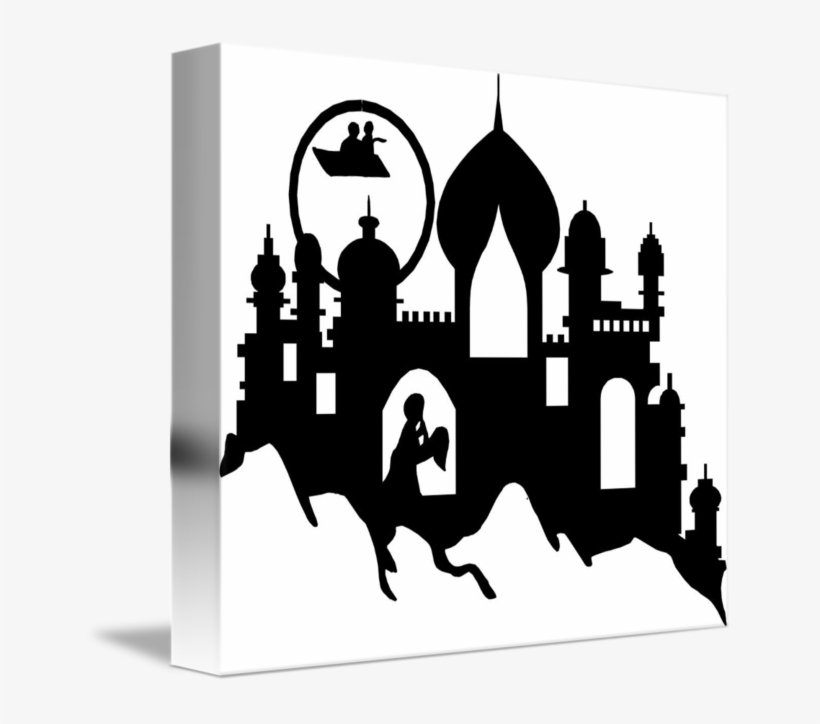Arabian Clipart Castle - Silhouette Of Jasmine's Palace, transparent png download