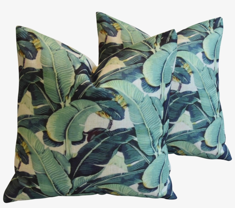 Banana Leaf Pillows - Cushion, transparent png download