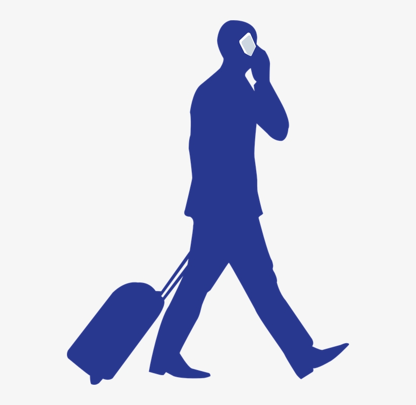 Movement - Businessman Outline Silhouette, transparent png download