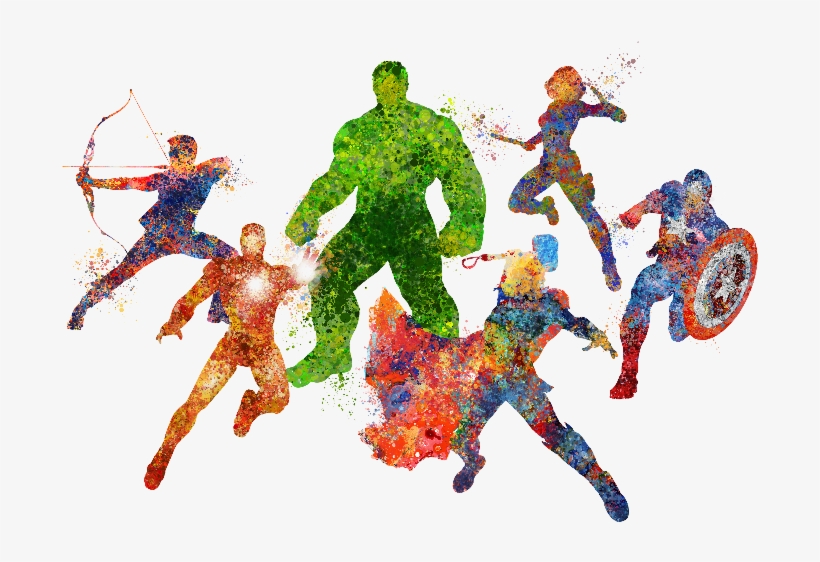 Avengers Superheroes Hulk - Illustration, transparent png download