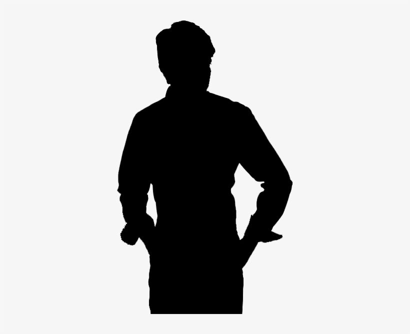 Man Silhouette - Silhouette, transparent png download