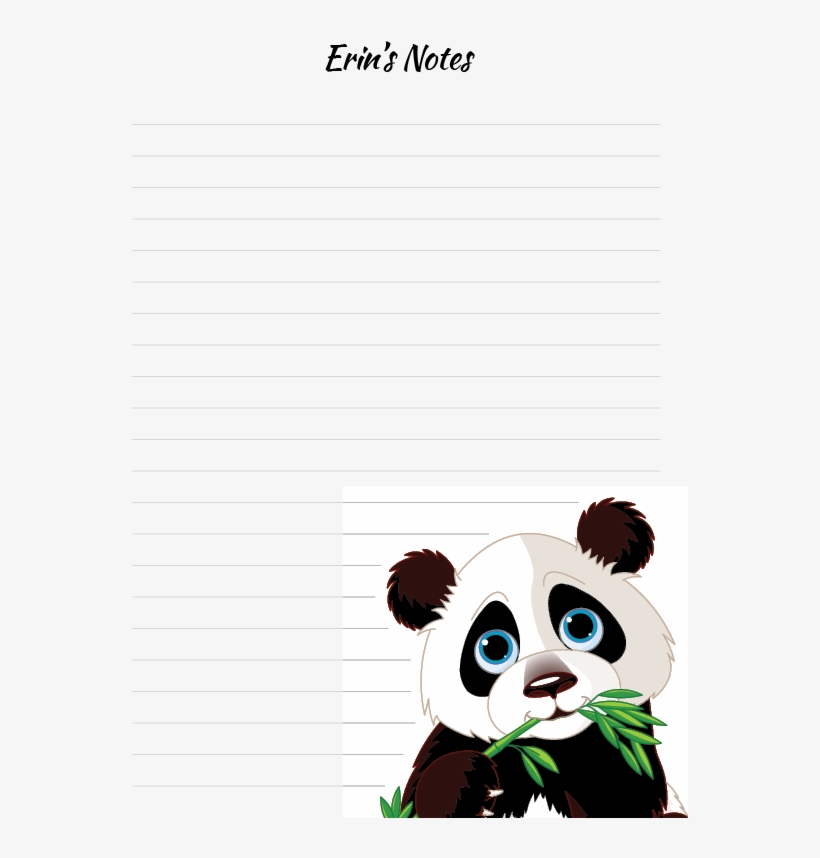 Panda Perfection - Cute Panda Eating Bamboo, transparent png download