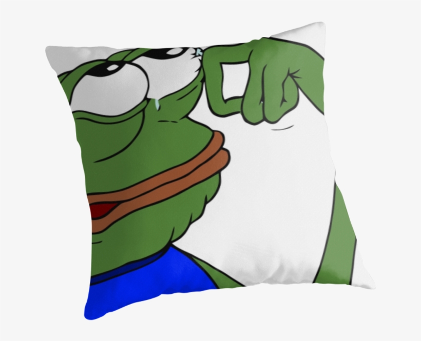 Sad Pepe By Winkham - Cushion, transparent png download
