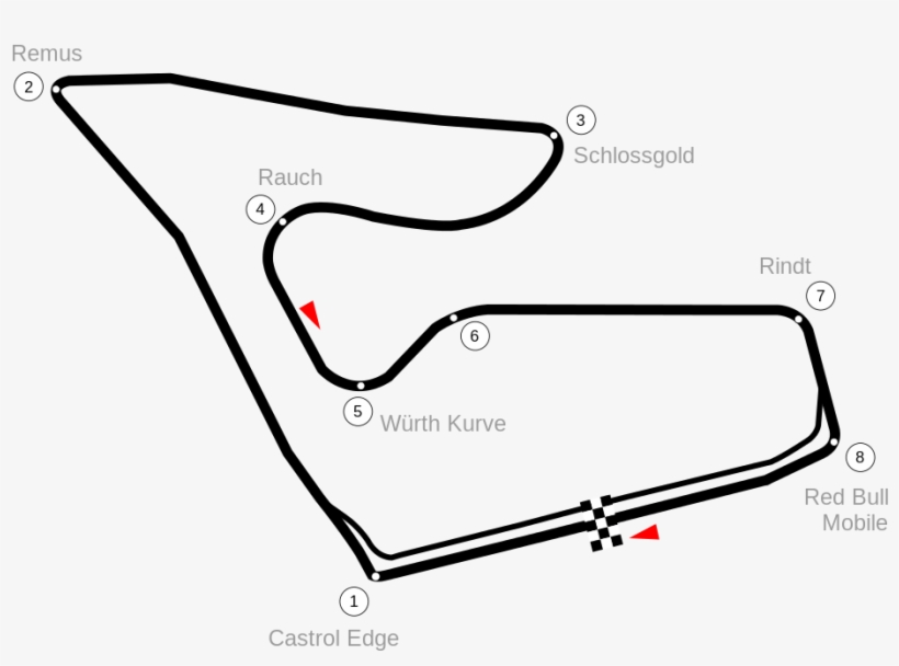 A1 Ring - Red Bull Ring, transparent png download