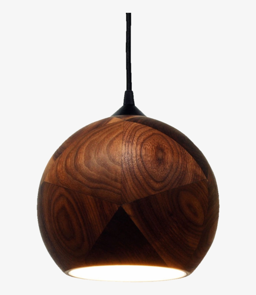 Dark Stormy, Walnut Pendant Light - Wood Walnut Pendant Light, transparent png download