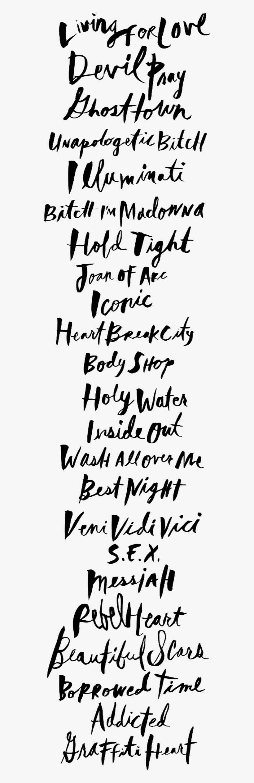 Rebel Heart Graphics - Madonna Rebel Heart Tour Png, transparent png download