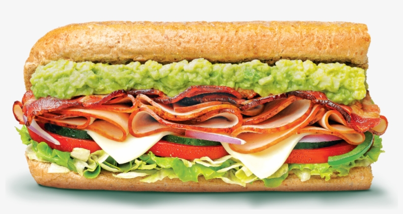 Turkey & Bacon Avocado - Fast Food, transparent png download