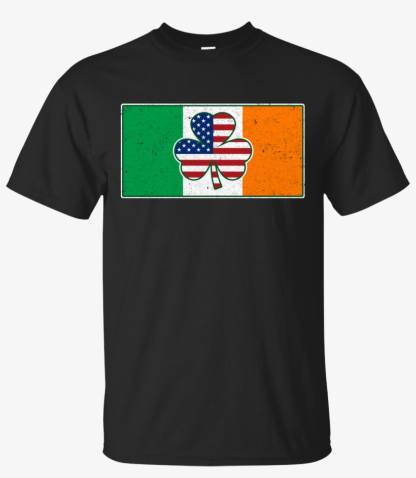 Shamrock Irish Ireland Usa American Flag Gift - Fishing Wife T Shirts, transparent png download