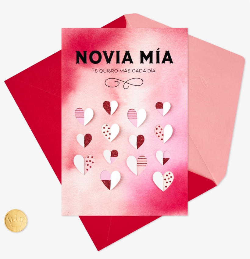So Lucky Spanish-language Valentine's Day Card For - Paper, transparent png download