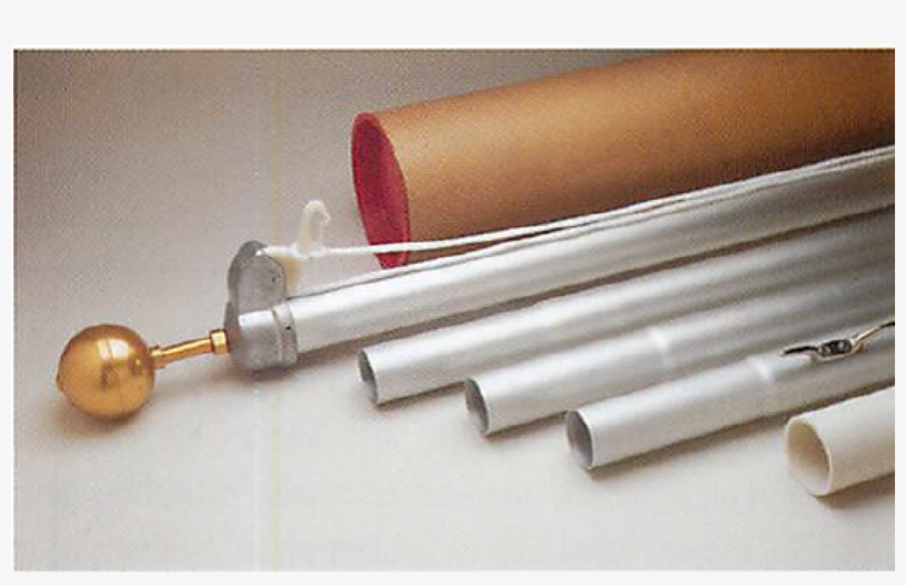 Patio Ground Set, External Halyard Non Tapered Flagpole - Marking Tools, transparent png download